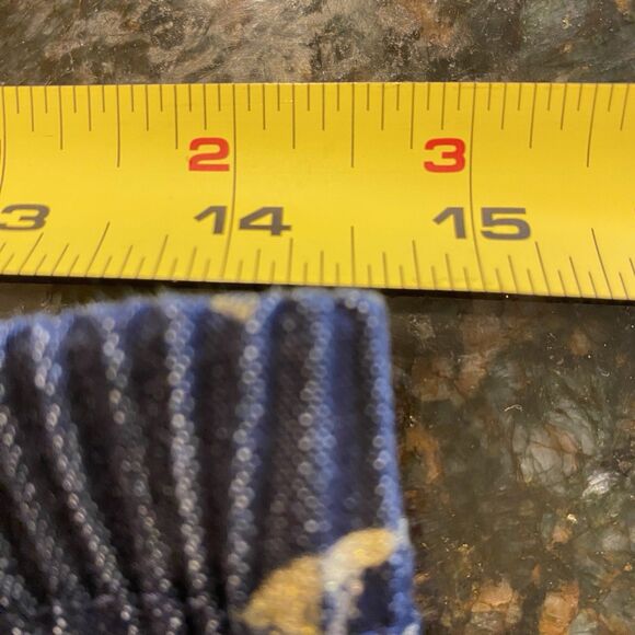 VTG 90s Forenza NWOT Sparkle Floral Waist Pull On Jeans TALL SPANDEX Gold NEW L - Picture 8 of 9